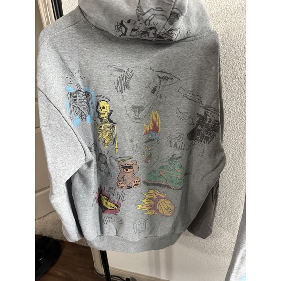 MEDIUM HALF EVIL VAMEE SKETCHBOOK HOODIE & SWEATPANTS SET ❤️✅ NEW SHIPS ASAP - Picture 11 of 16